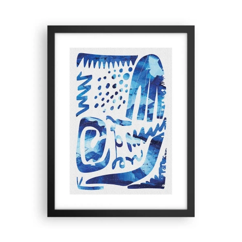 Poster in cornice nera - Ritorno alle radici - 30x40 cm