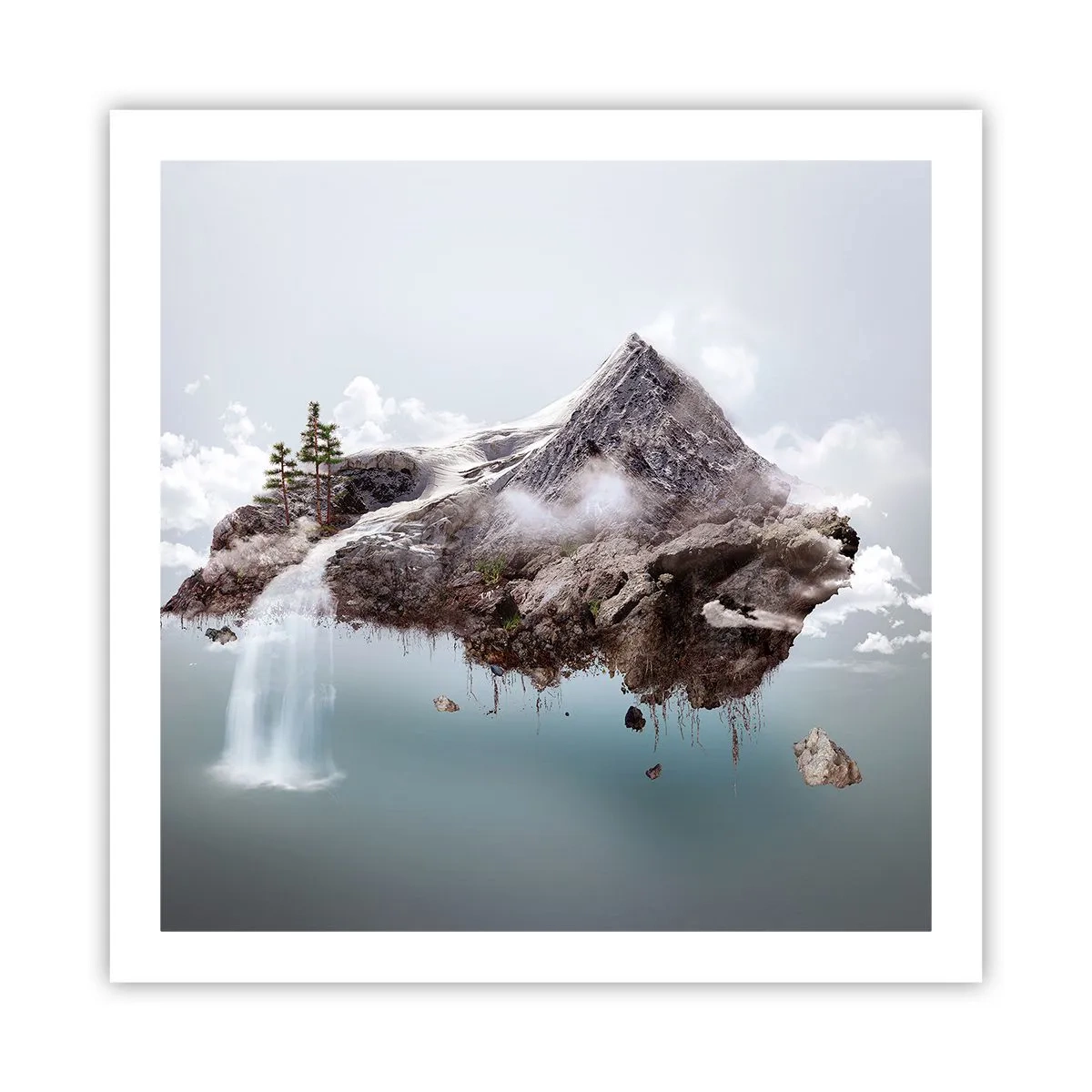 Poster - Con l'occhio del surrealista - 60x60 cm