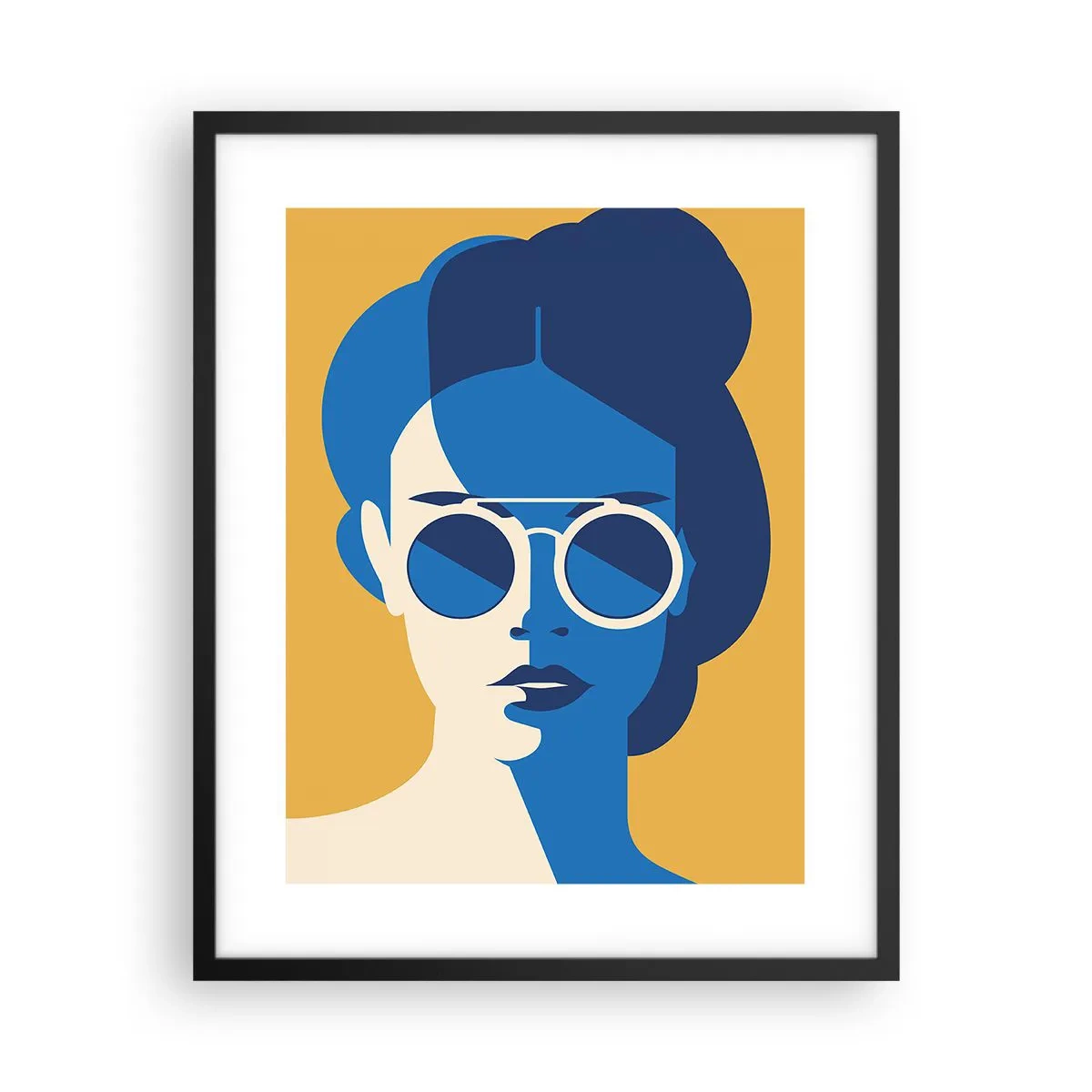 Poster in cornice nera - Look vacanziero - 40x50 cm