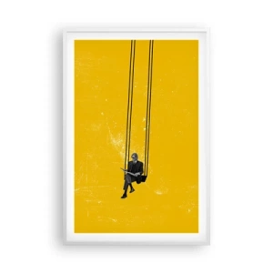 Poster in cornice bianca - Un giorno come tanti - 61x91 cm