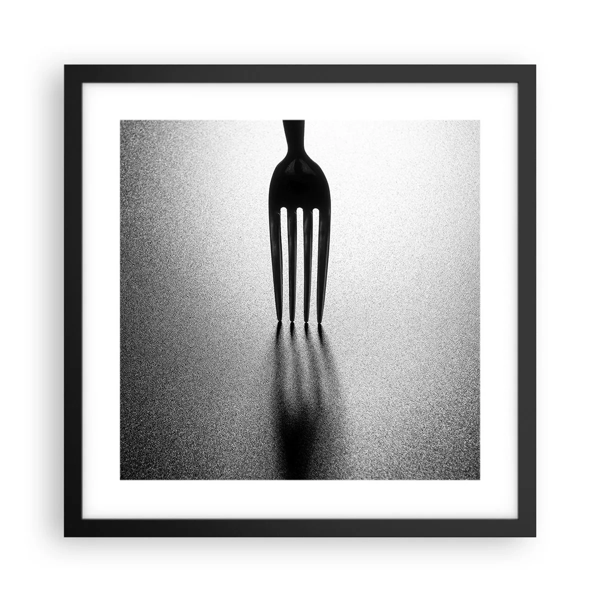 Poster in cornice nera - Luce e ombra - 40x40 cm