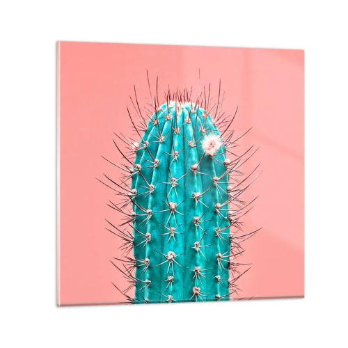 Quadro su vetro - Stai attento - 60x60 cm