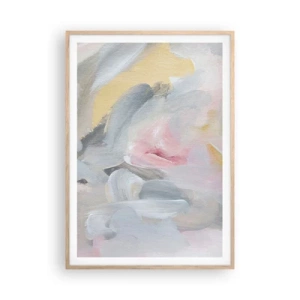 Poster in cornice rovere chiaro - Nel mondo pastello - 70x100 cm