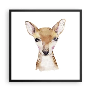 Poster in cornice nera - La natura dell'innocenza - 60x60 cm