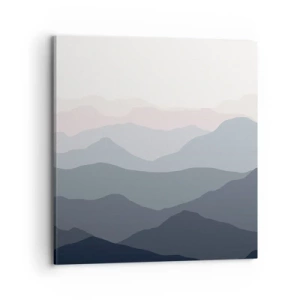 Quadro su tela - Stampe su Tela - Le onde dei monti - 70x70 cm