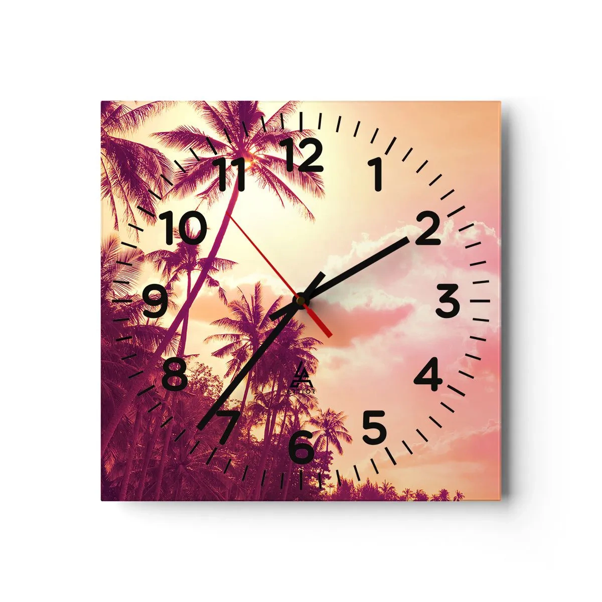 Orologio da parete - Orologio in Vetro - Devi scegliere - 30x30 cm