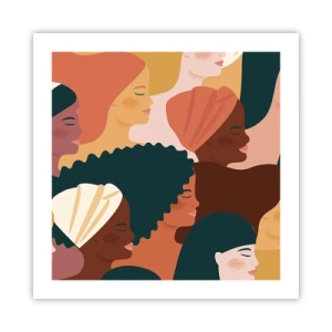 Poster - Solo femminilità - 50x50 cm