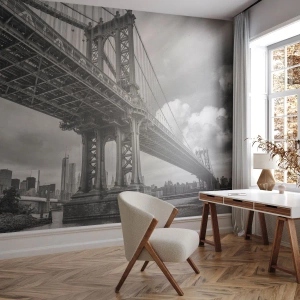 Fotomurali Autoadesivo Deluxe Sticker - Verso il cuore della città - New York, Città, Manhattan - 100x70 cm
