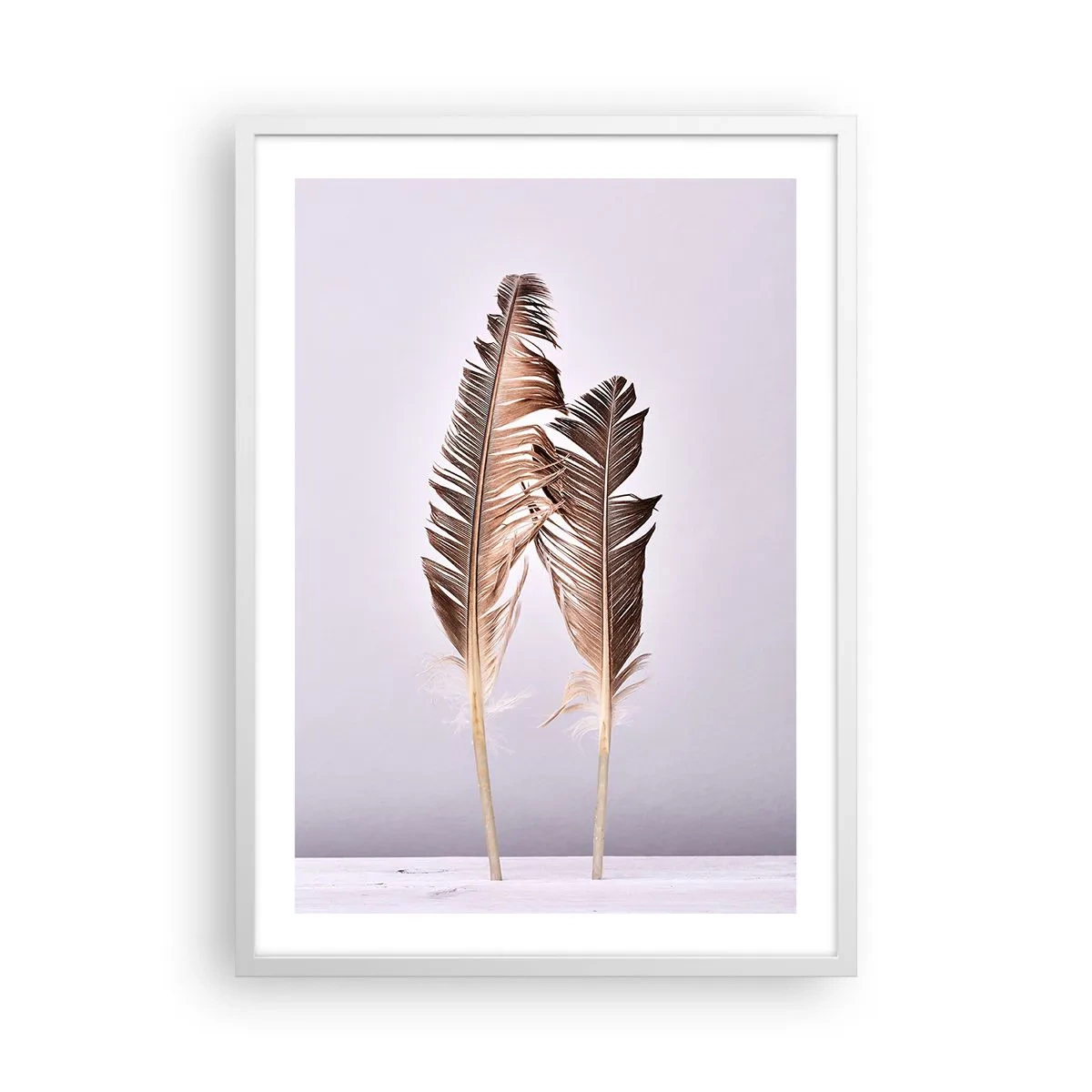 Poster in cornice bianca - Contro il nulla - 50x70 cm