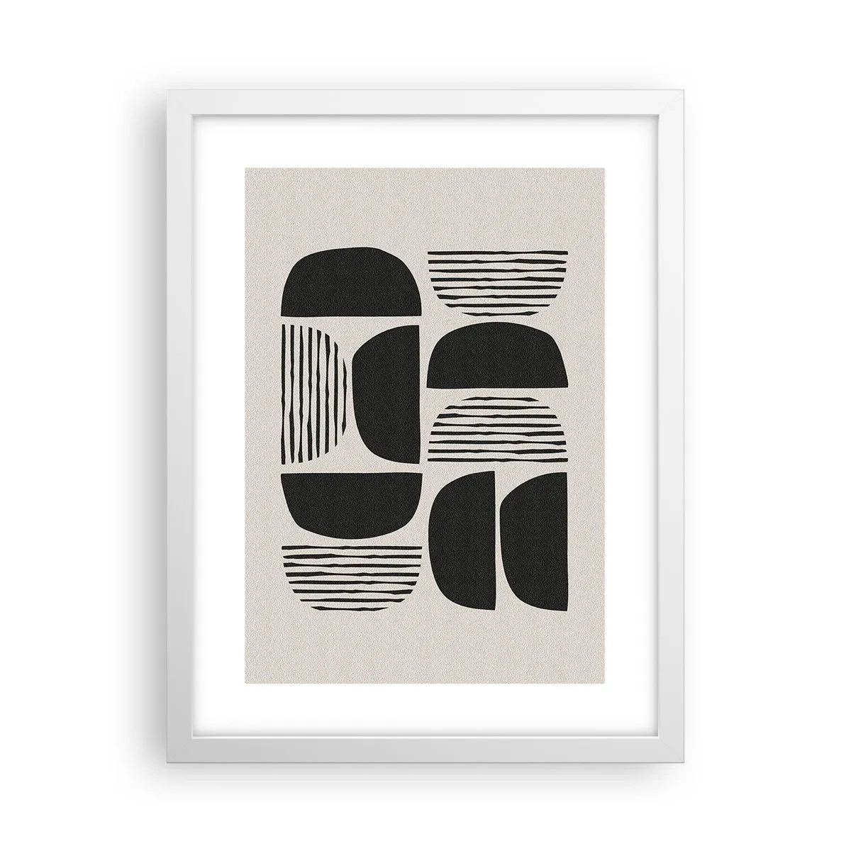 Poster in cornice bianca - Sistemi di metà - 30x40 cm