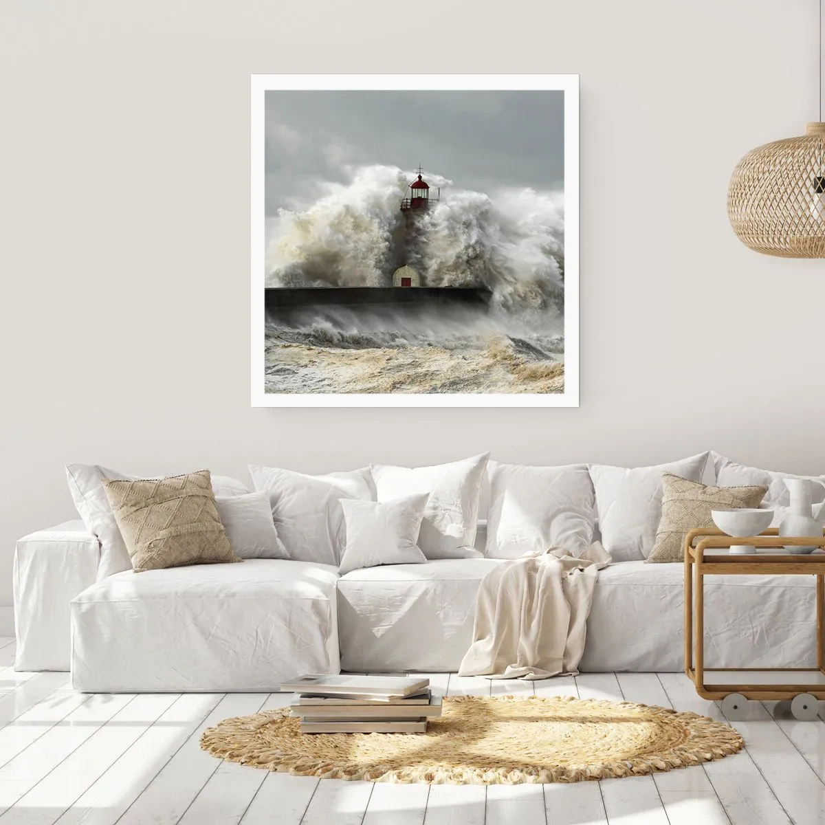Poster - L'ira dell'oceano - 60x60 cm