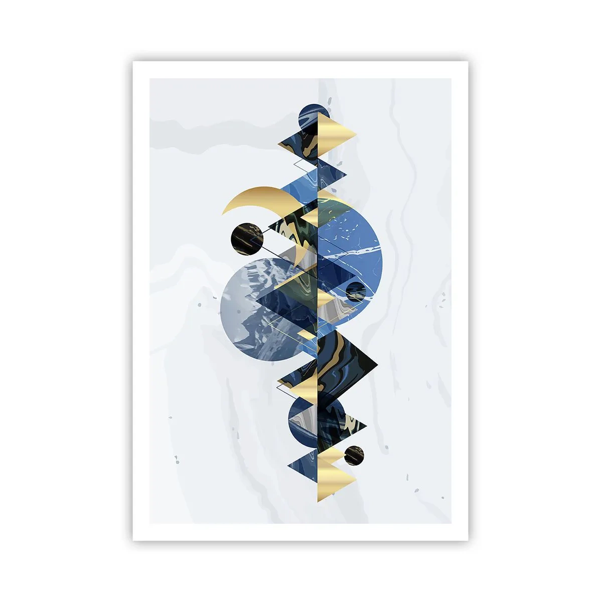 Poster - Paesaggio geometrico - 70x100 cm