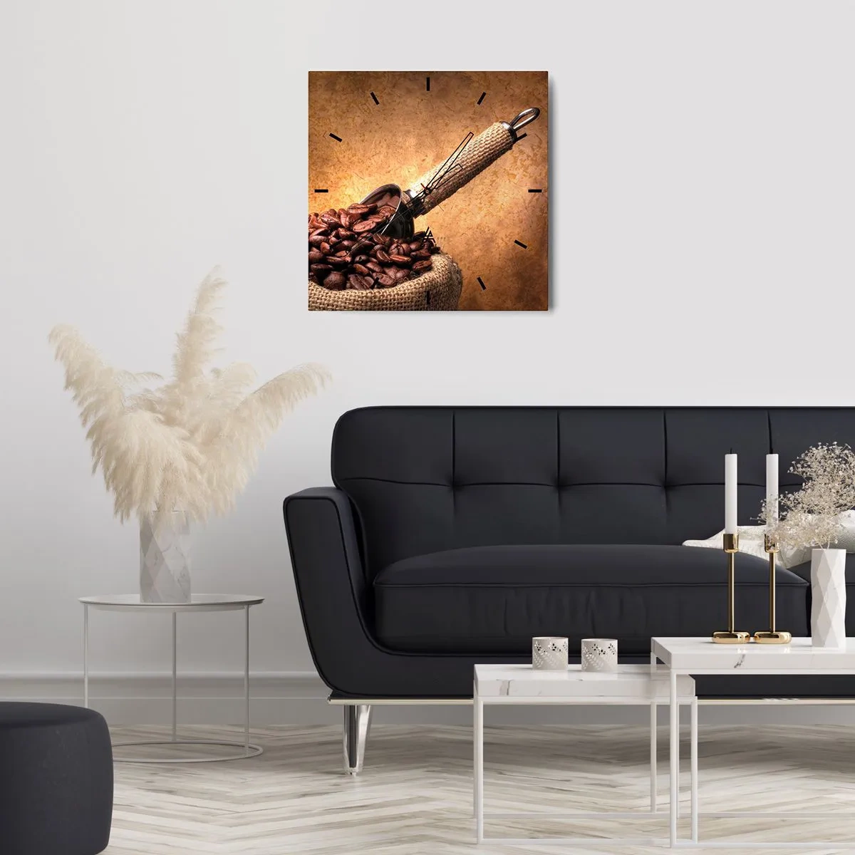 Orologio da parete - Orologio in Vetro - Alla fonte del gusto - 30x30 cm