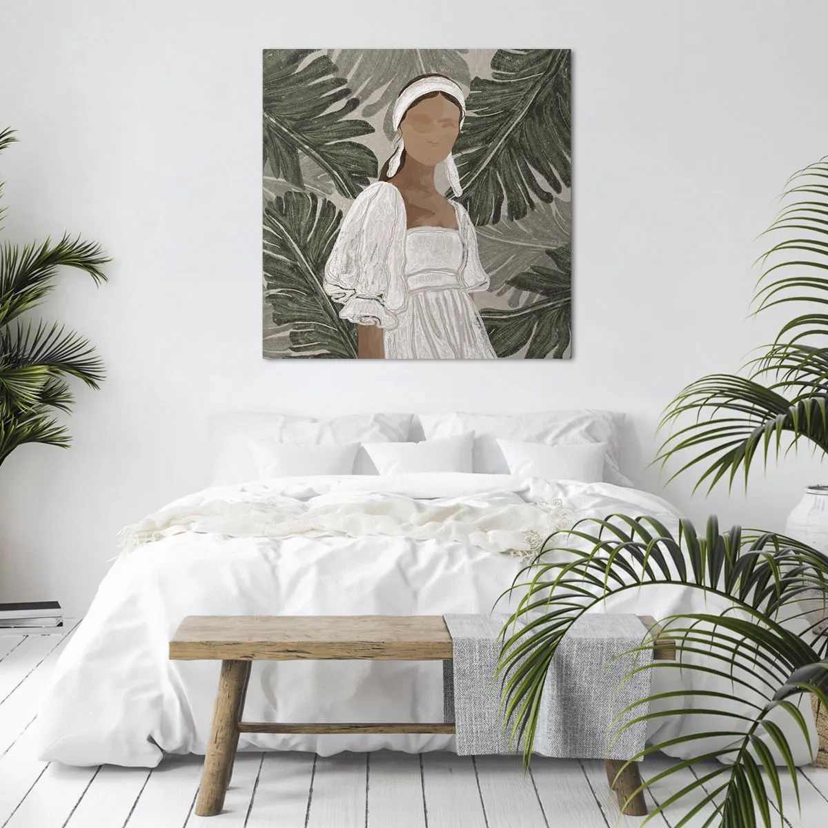 Quadro su tela - Stampe su Tela - Ritratto esotico - 60x60 cm