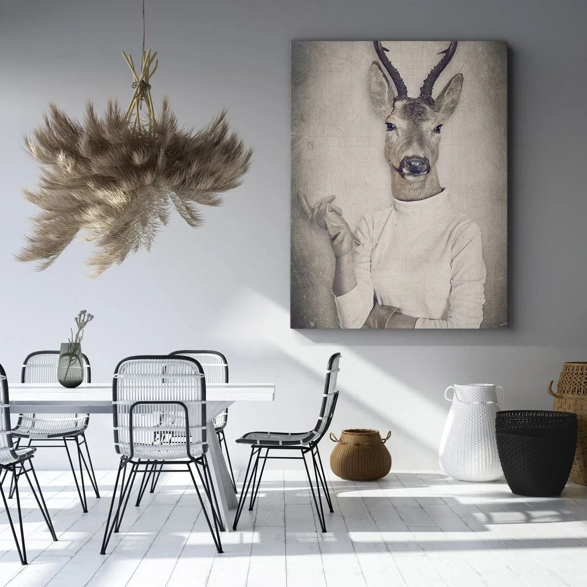 Quadro su tela - Stampe su Tela - Facciamo parlare i gesti - 45x80 cm