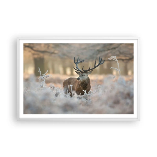 Poster in cornice bianca - Fresco mattino - 91x61 cm