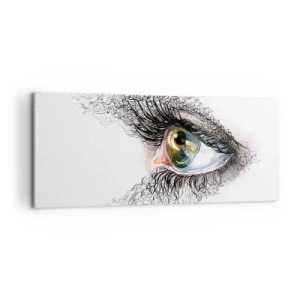 Quadro su tela - Stampe su Tela - Guarda dentro l'anima - 100x40 cm