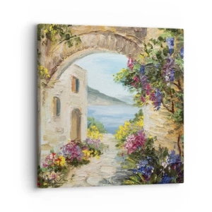 Quadro su tela - Stampe su Tela - La bellezza della provincia costiera - 30x30 cm