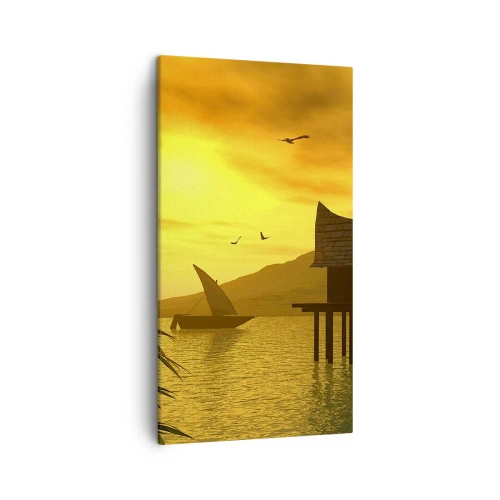 Quadro su tela - Stampe su Tela - Calma desiderata - 45x80 cm