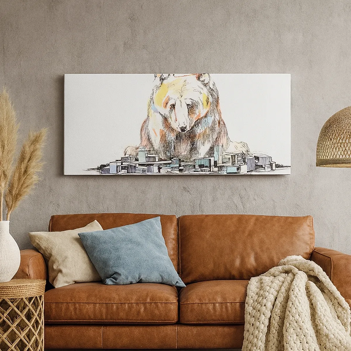 Quadro su tela - Stampe su Tela - Come si può vivere così? - 30x30 cm