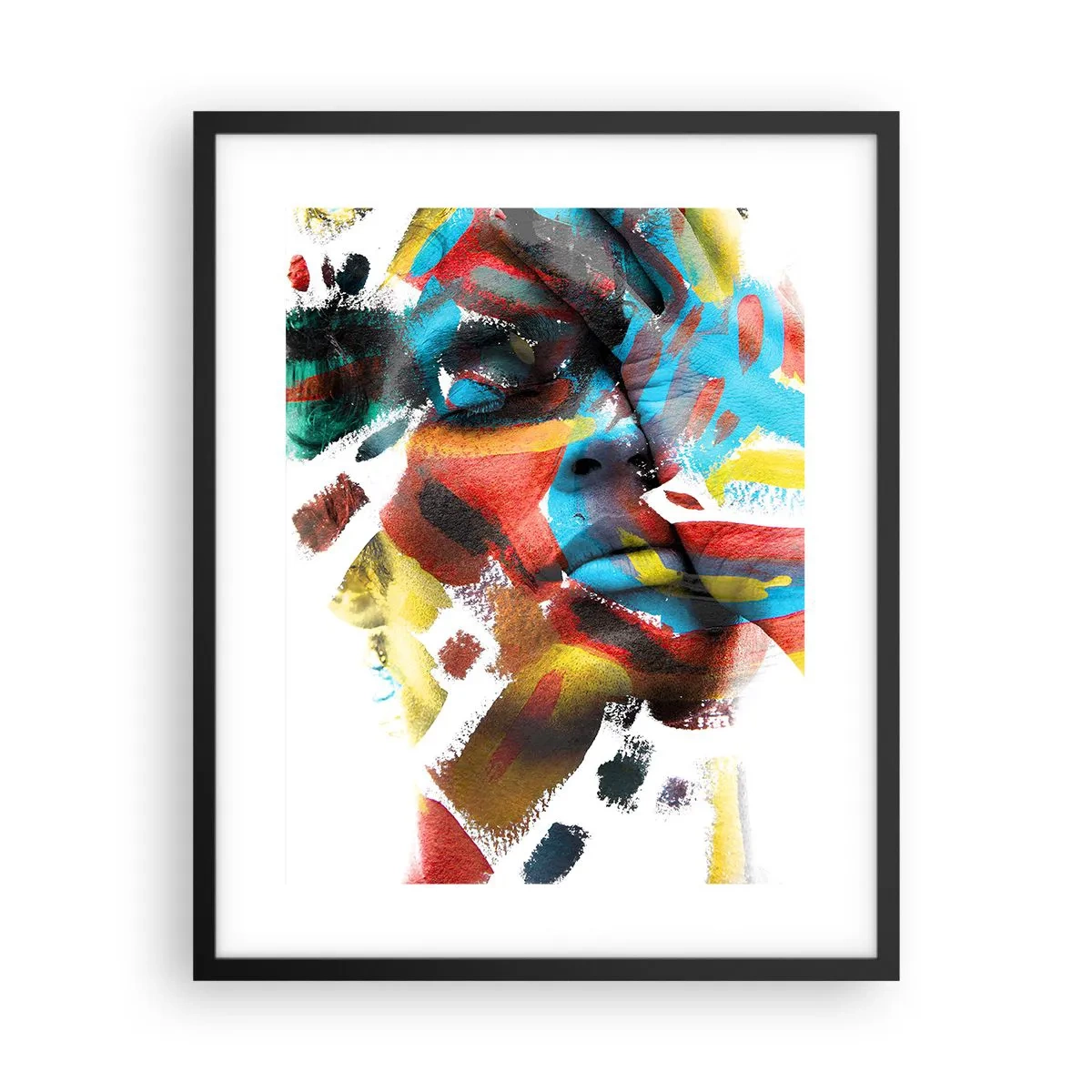 Poster in cornice nera - Personalità colorata - 40x50 cm