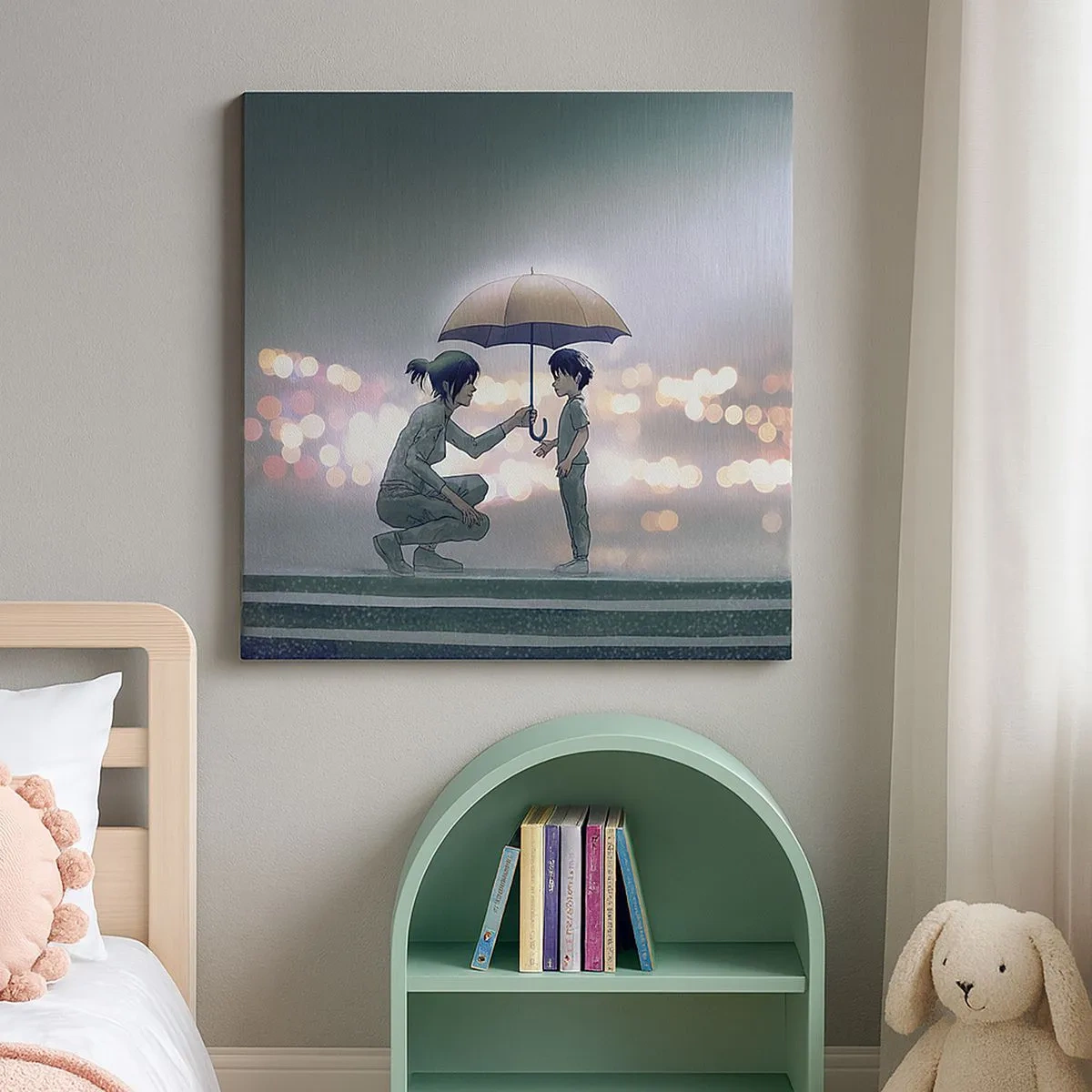 Quadro su tela - Stampe su Tela - E già tutto va bene - 30x30 cm