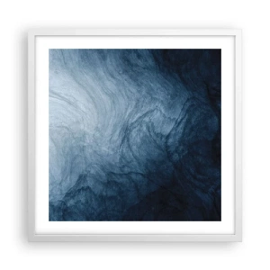 Poster in cornice bianca - Arrivando in profondità - 50x50 cm