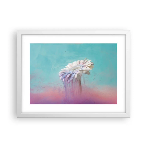 Poster in cornice bianca - L'aldilà dei fiori - 40x30 cm
