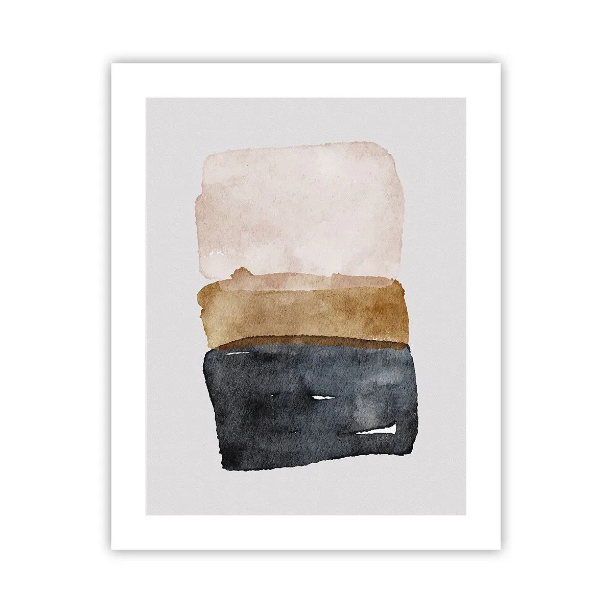 Poster - Composizione di colori della terra - 40x50 cm
