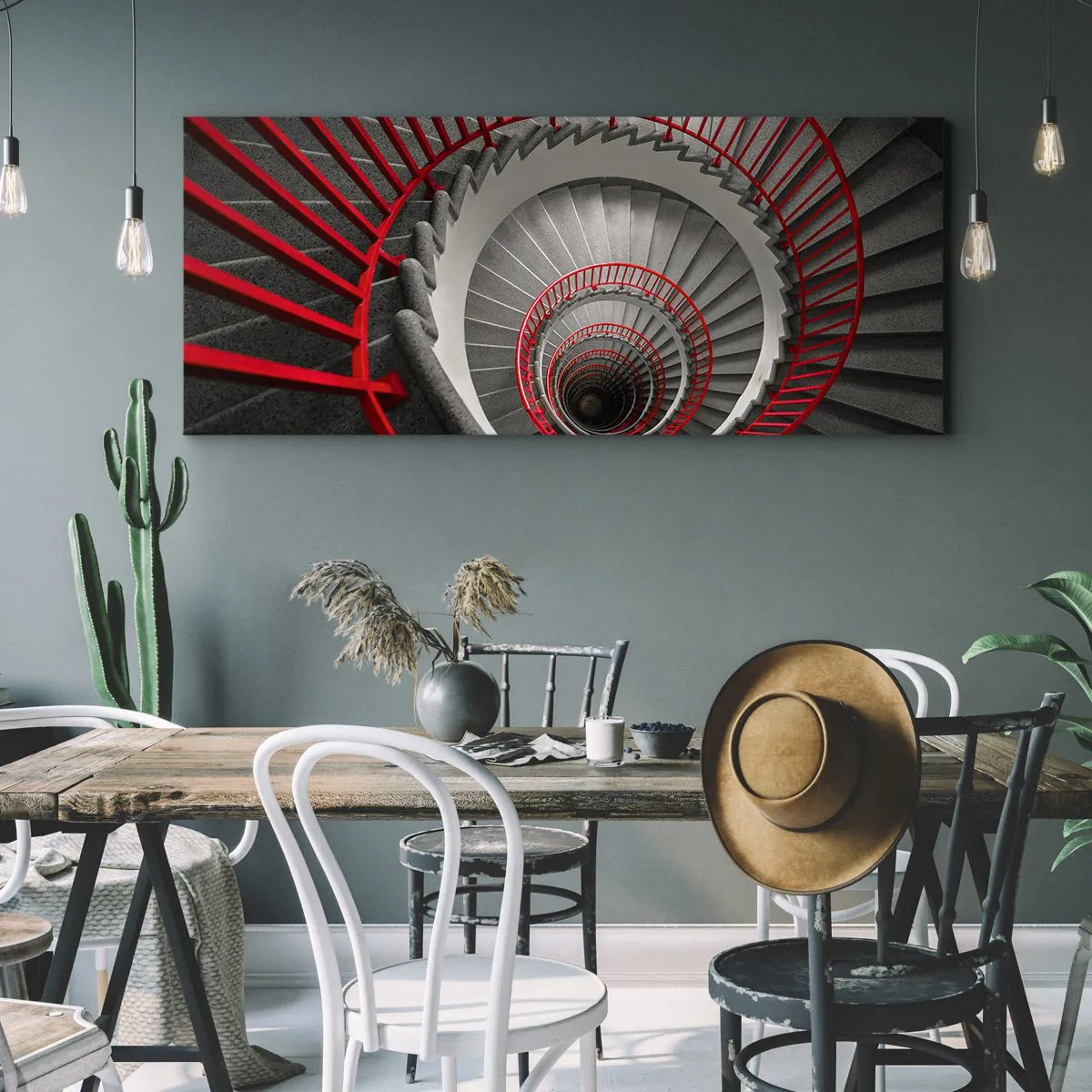 Quadro su tela - Stampe su Tela - I giochi dell'architettura - 100x40 cm