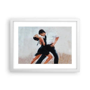 Poster in cornice bianca - Il tango dei miei sogni - 40x30 cm