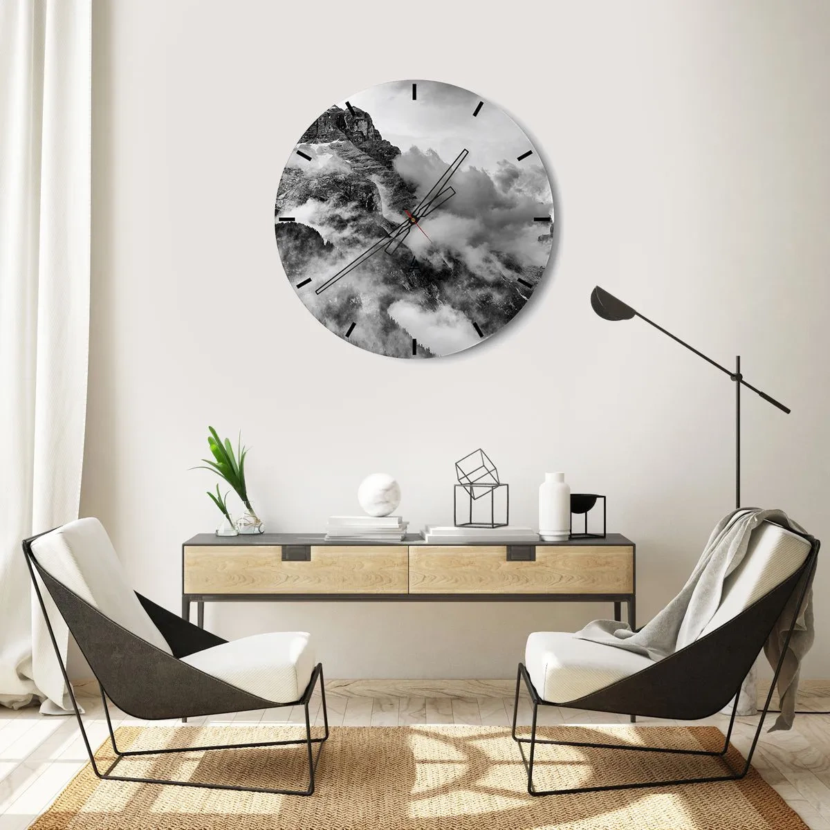 Orologio da parete - Orologio in Vetro - Belli e terribili - 40x40 cm