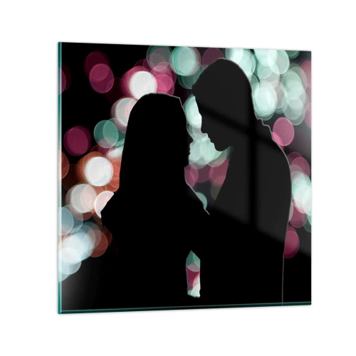 Quadro su vetro - Si! - 40x40 cm