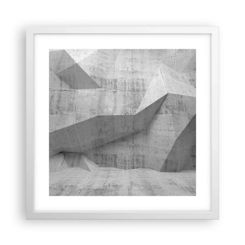 Poster in cornice bianca - Una vera sfida - 40x40 cm