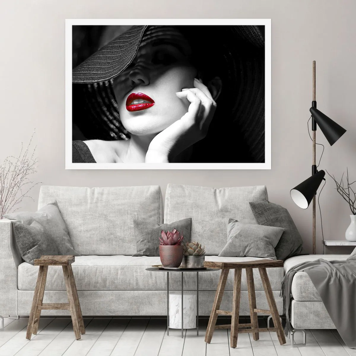 Poster - Studio in scarlatto - 70x50 cm