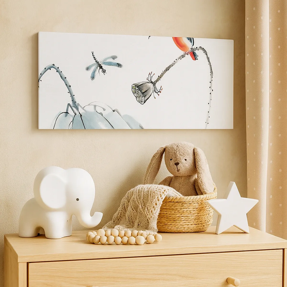 Quadro su tela - Stampe su Tela - La vita del prato - 30x30 cm