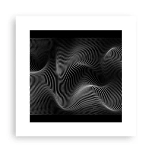 Poster - La danza della luce nello spazio - 30x30 cm