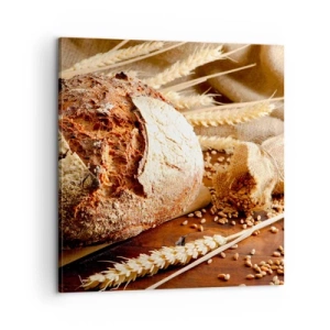 Quadro su tela - Stampe su Tela - Appetitoso, profumato, croccante - 60x60 cm