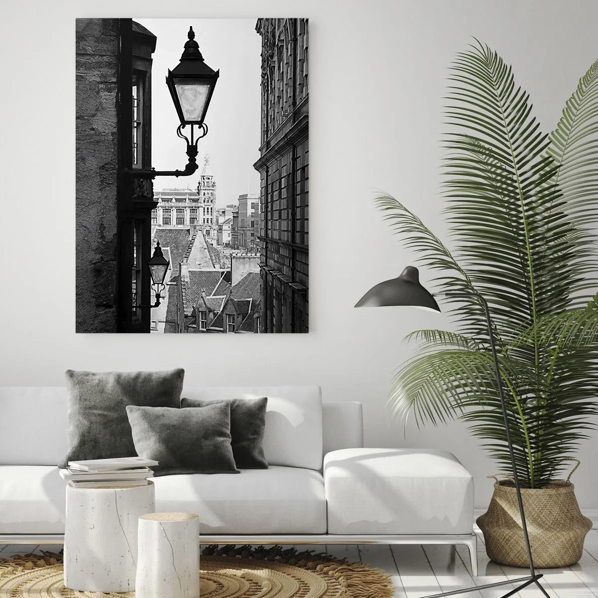 Quadro su vetro - Il racconto di Edimburgo - 80x120 cm