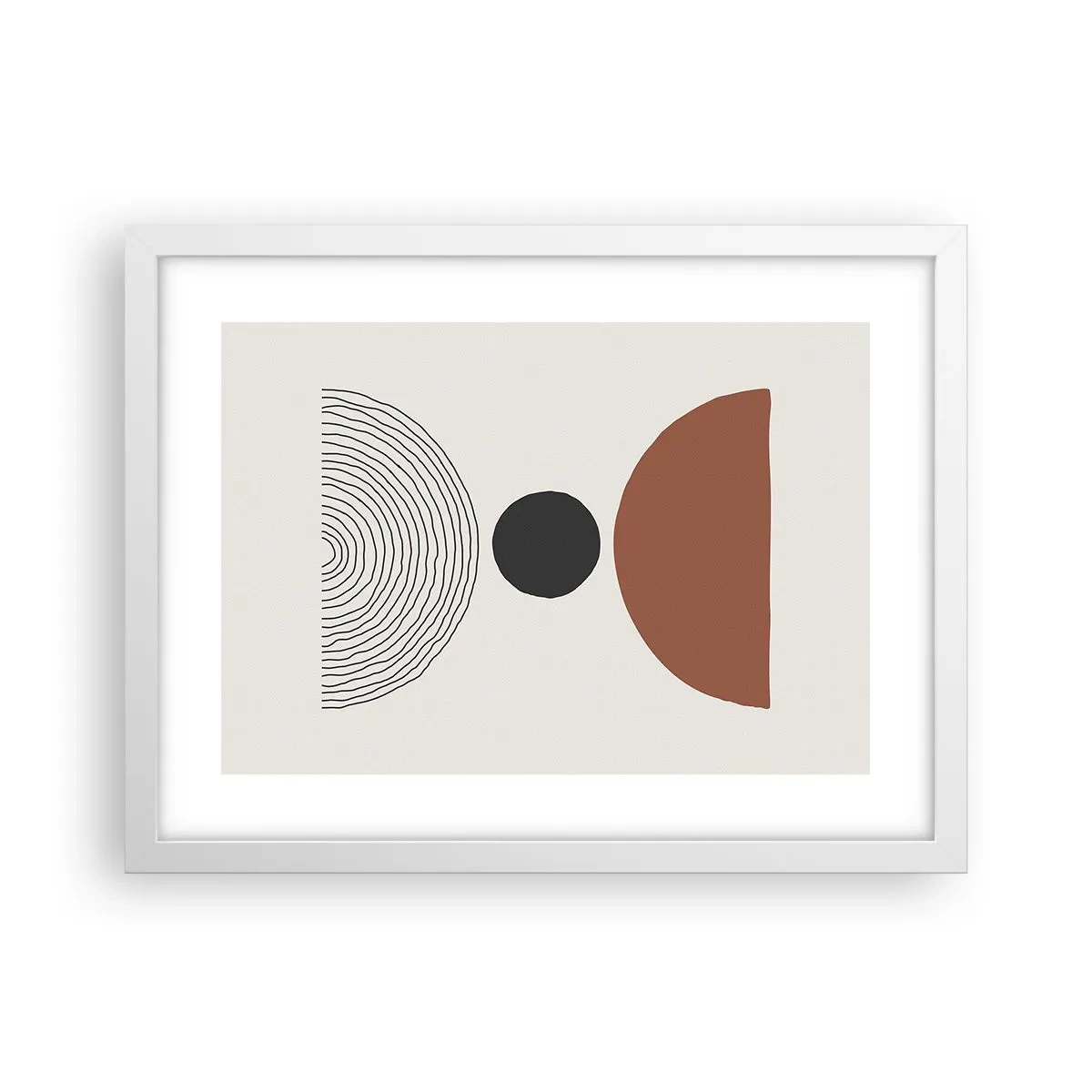 Poster in cornice bianca - Al centro dell'attenzione - 40x30 cm