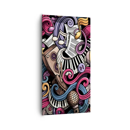 Quadro su tela - Stampe su Tela - Melodia complicata - 65x120 cm