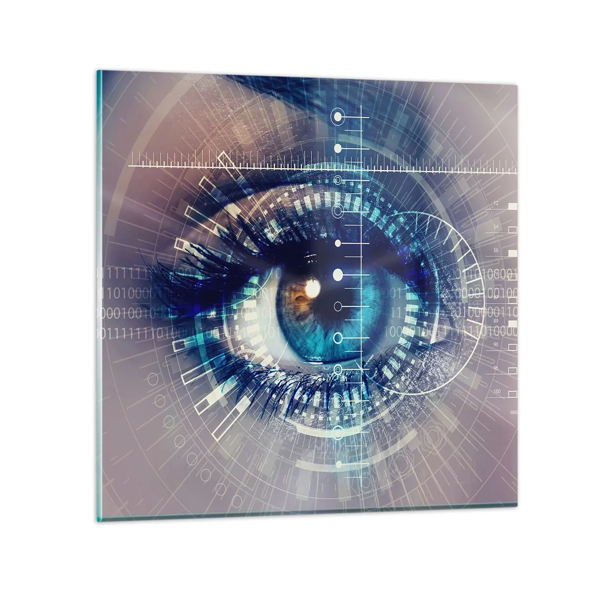 Quadro su vetro - Credi di conoscermi - 30x30 cm