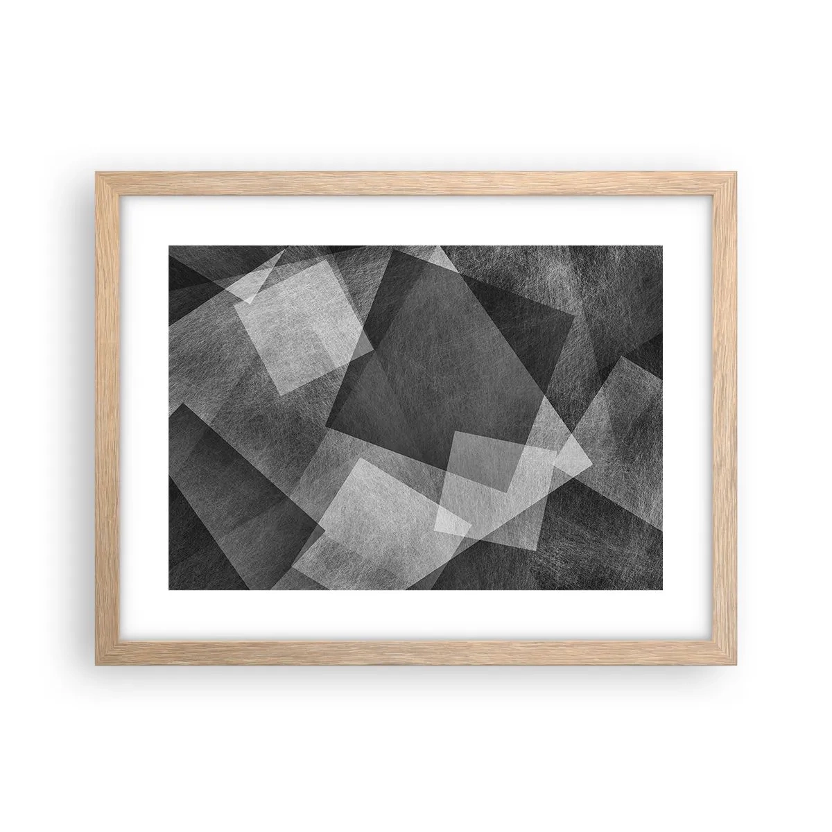 Poster in cornice rovere chiaro - Simbolo eterno di ordine e durata - 40x30 cm