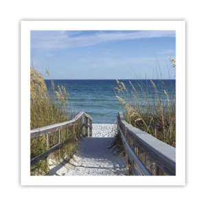 Poster - Al sole, al vento - 60x60 cm