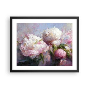 Poster in cornice nera - Un bouquet pieno di vita - 50x40 cm