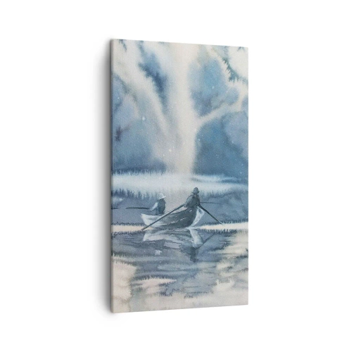 Quadro su tela - Stampe su Tela - I pescatori nel loro paradiso - 45x80 cm