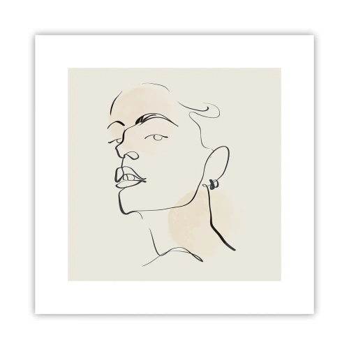 Poster - Sguardo fiero - 30x30 cm