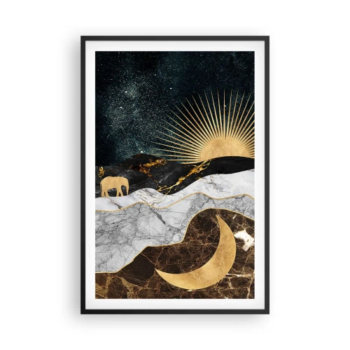 Poster in cornice nera - Leggi eterne - 61x91 cm