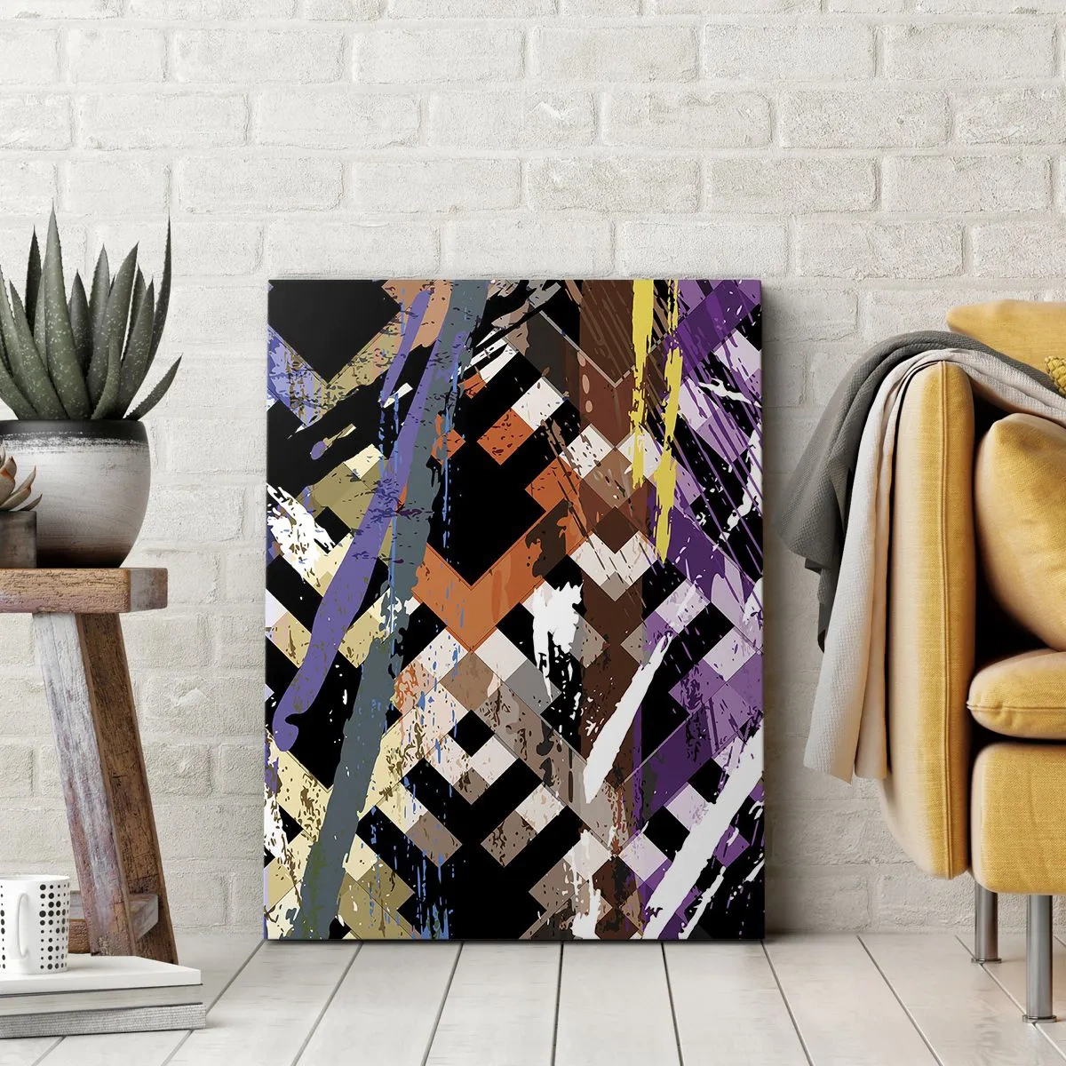 Quadro su tela - Stampe su Tela - Elevato al quadrato - 55x100 cm