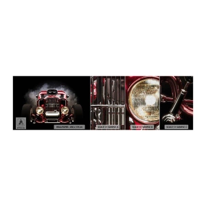 Campione di Fotomurale Premium Canvas - Fast and furiously beautiful - Settore automobilistico, Auto, Sport - 100x30 cm